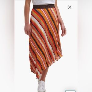 DKNY Asymmetric Midi Skirt, US M